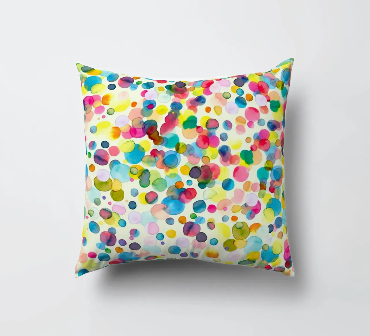 Watercolor Color Drops cuscino da ninoladesign