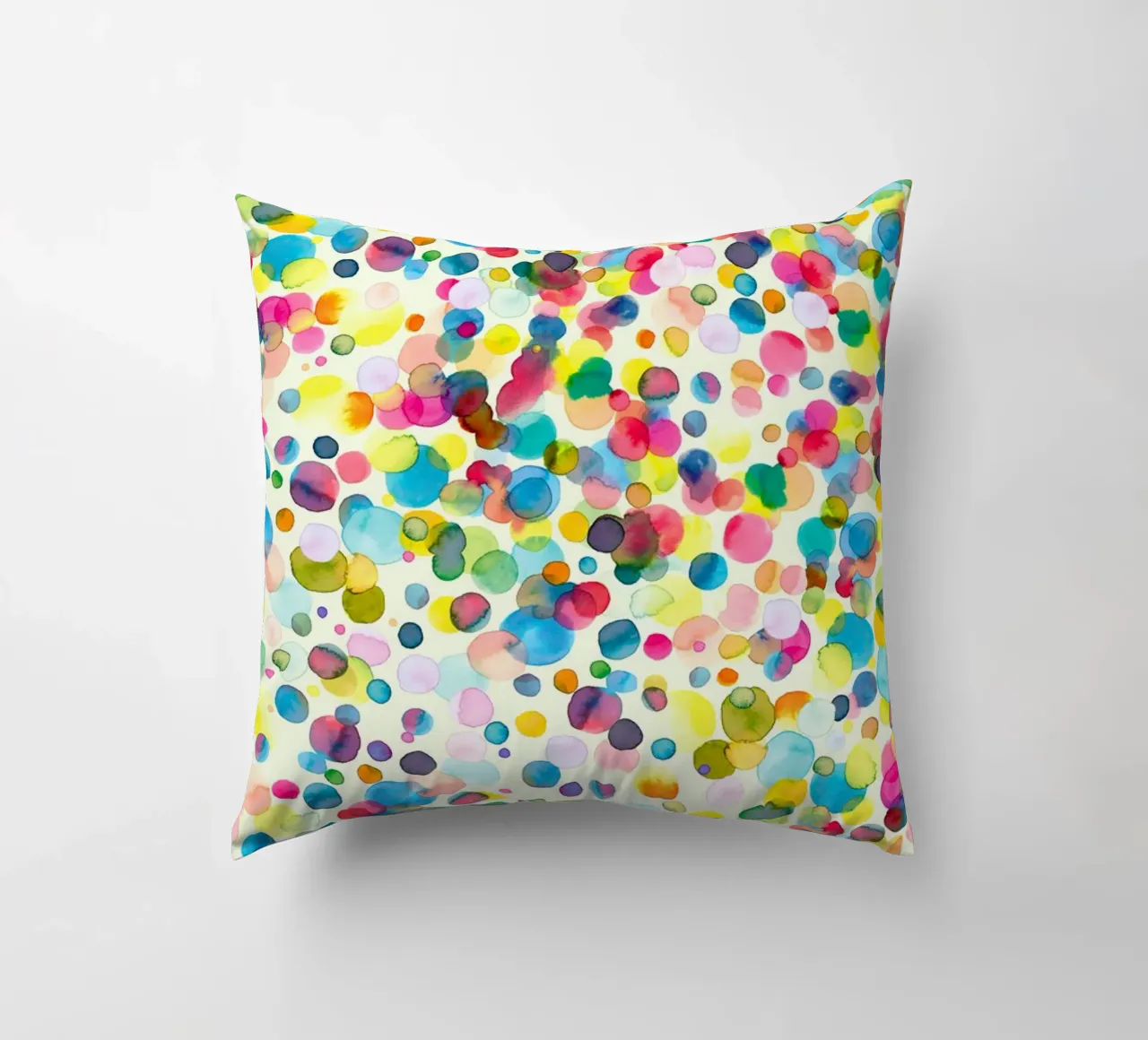 Watercolor Color Drops cuscino da ninoladesign