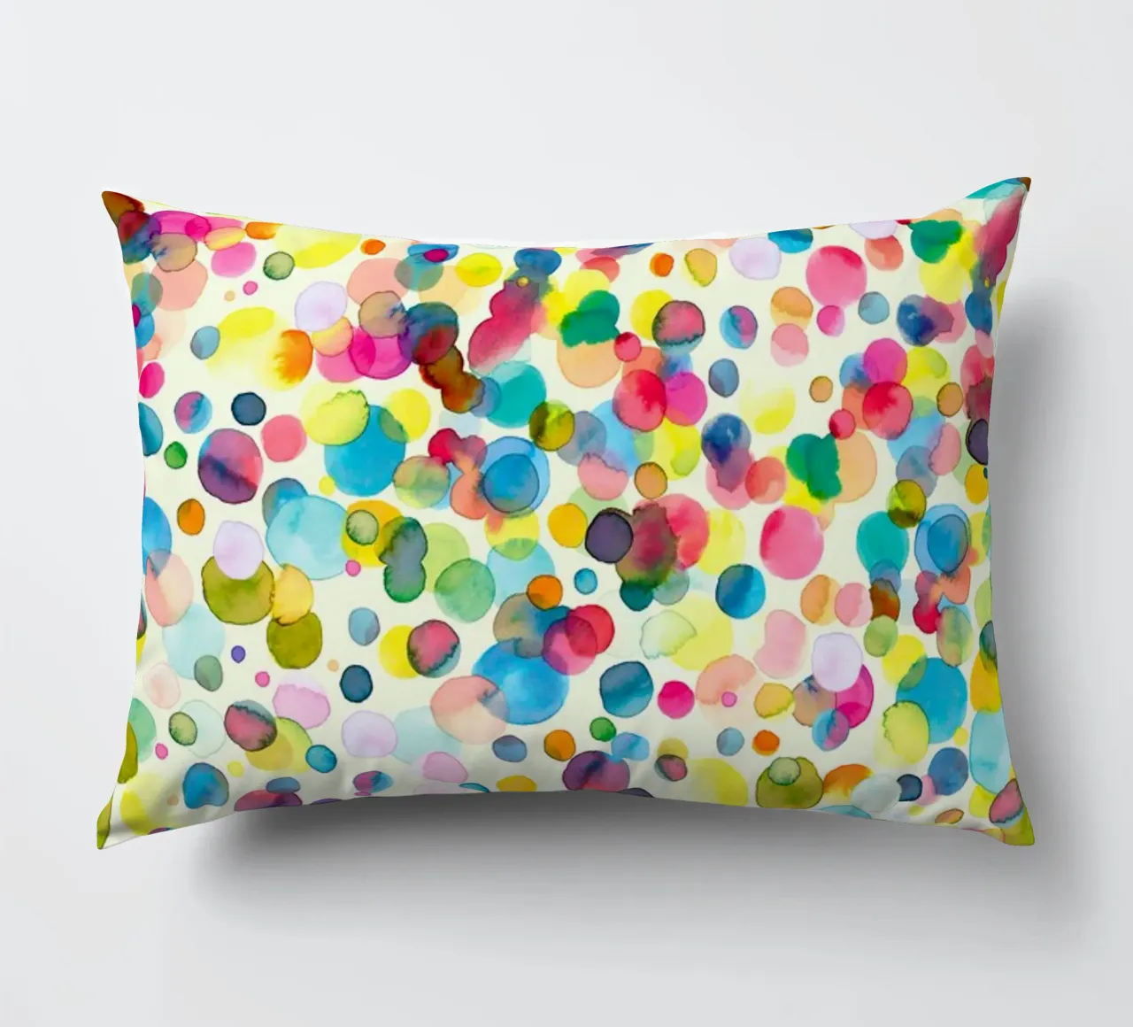 Watercolor Color Drops cuscino da ninoladesign