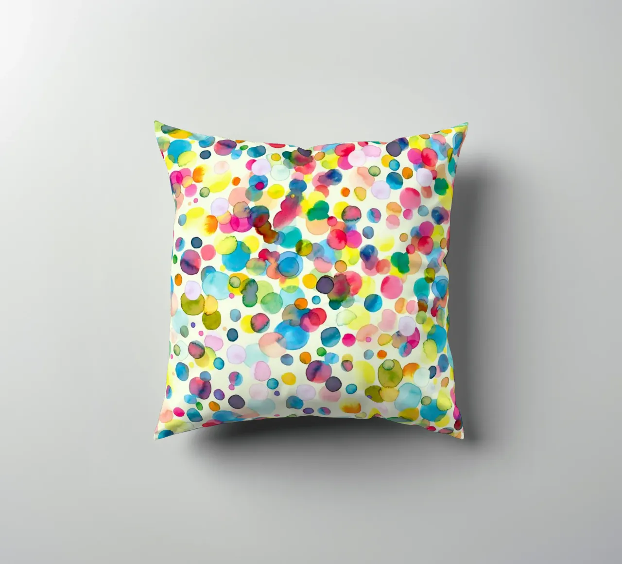 Watercolor Color Drops cuscino da ninoladesign
