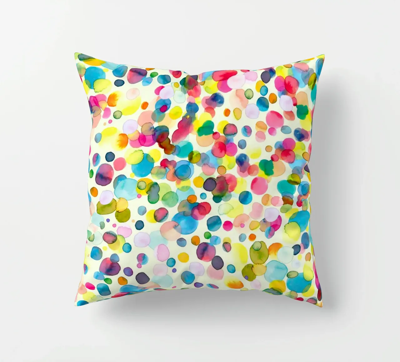 Watercolor Color Drops cuscino da ninoladesign