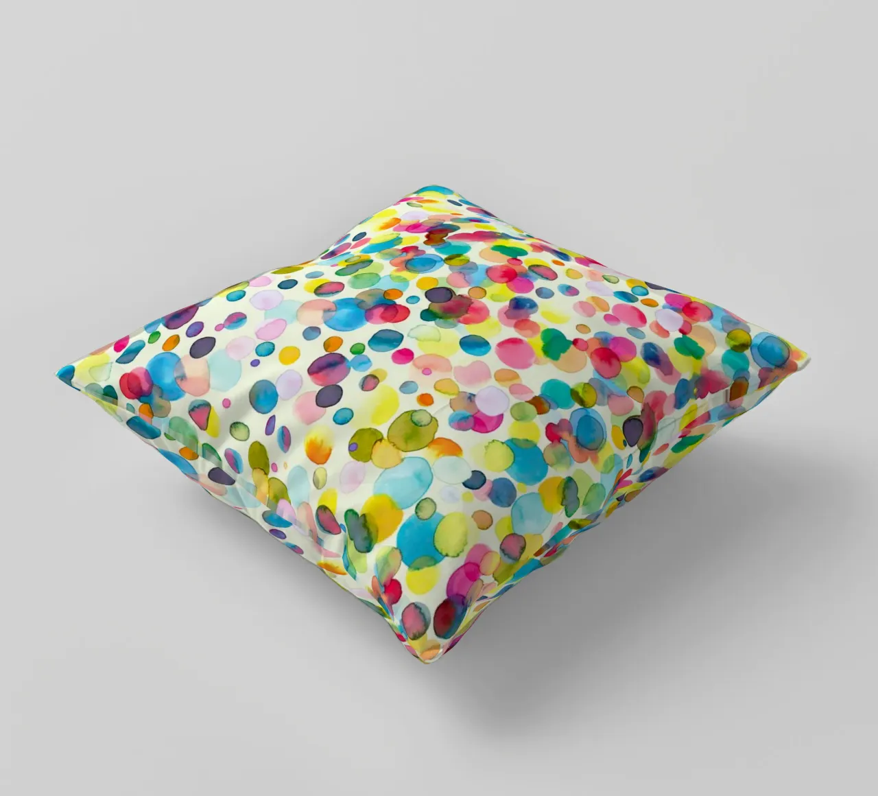 Watercolor Color Drops cuscino da ninoladesign