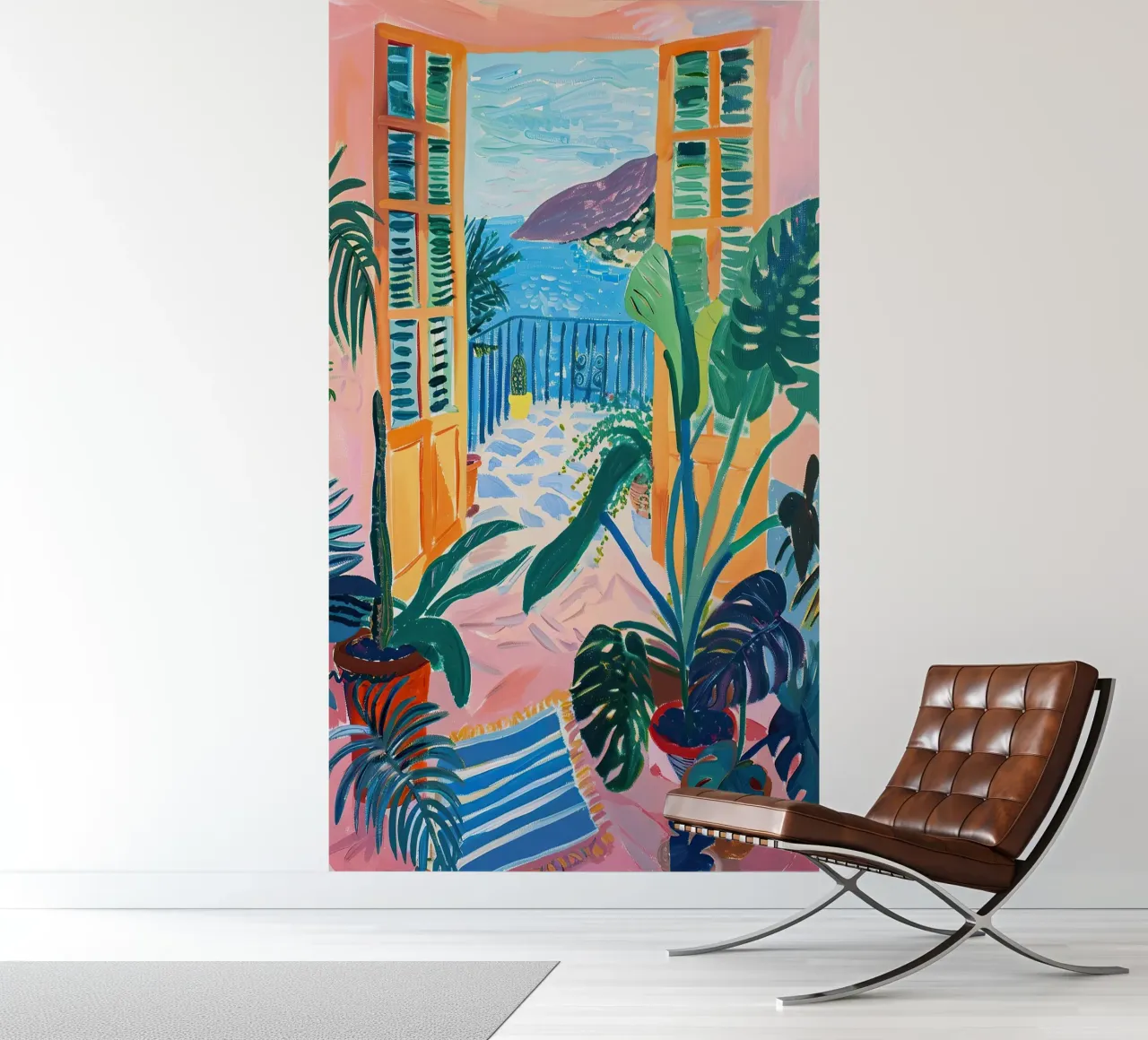 Open Window Monstera photo wallpaper by Euphoria Theresa