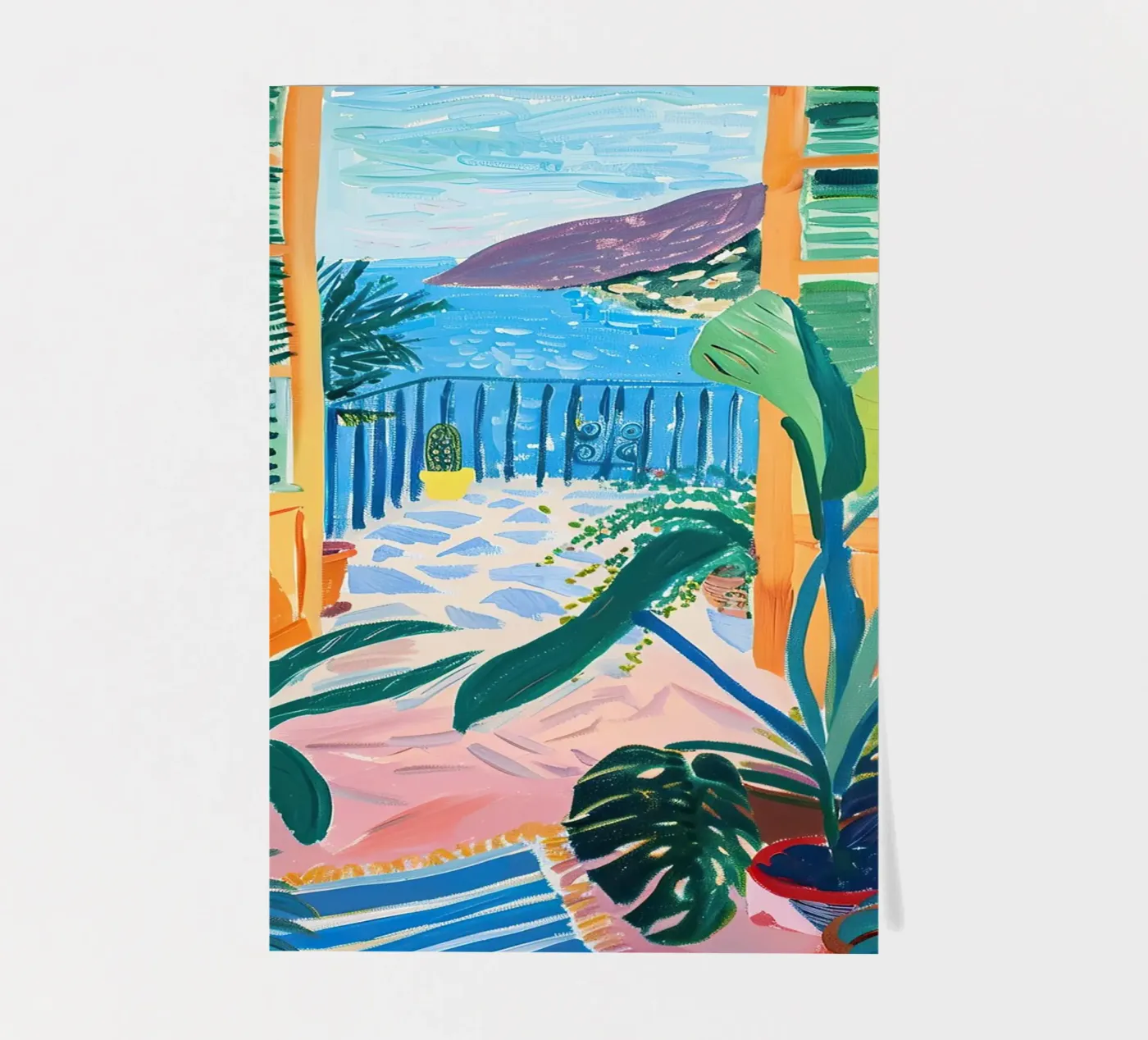 Open Window Monstera sticker sheet by Euphoria Theresa