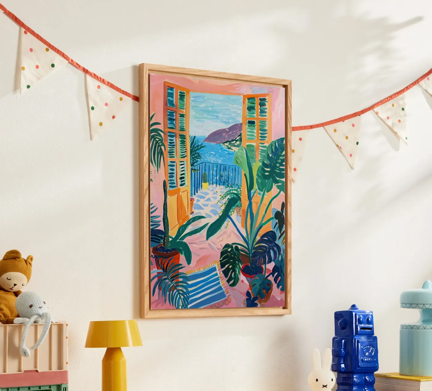 Open Window Monstera Acryl-Glas von Euphoria Theresa