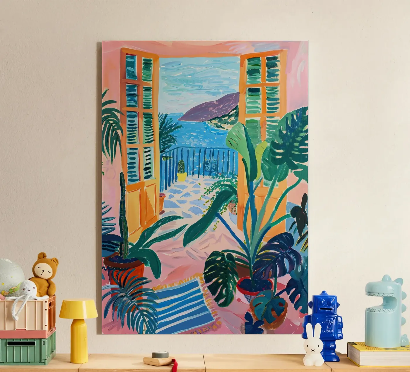 Open Window Monstera Acryl-Glas von Euphoria Theresa