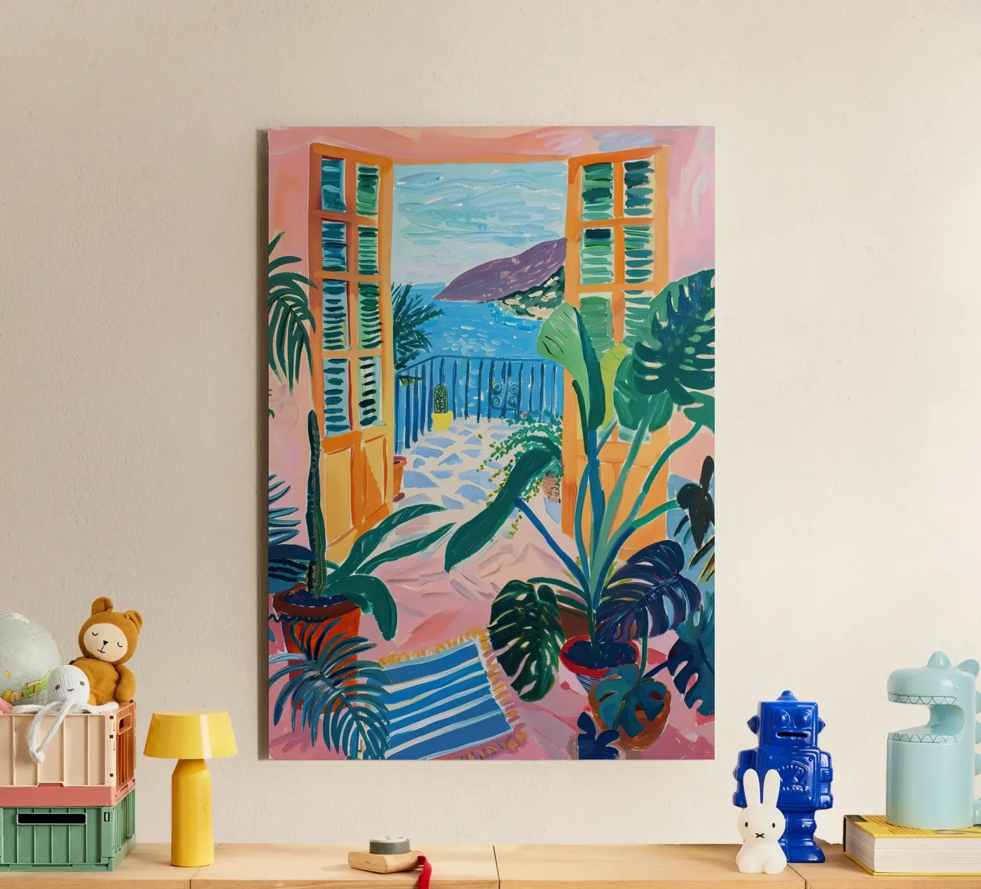 Open Window Monstera forex plate by Euphoria Theresa