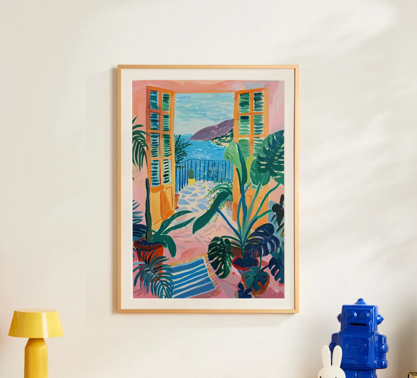 Open Window Monstera Poster von Euphoria Theresa