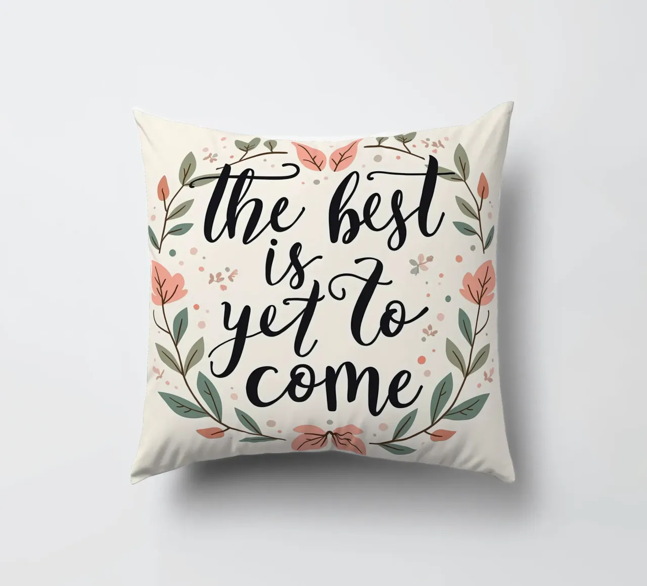 Il meglio deve ancora venire cuscino da inspirational quote