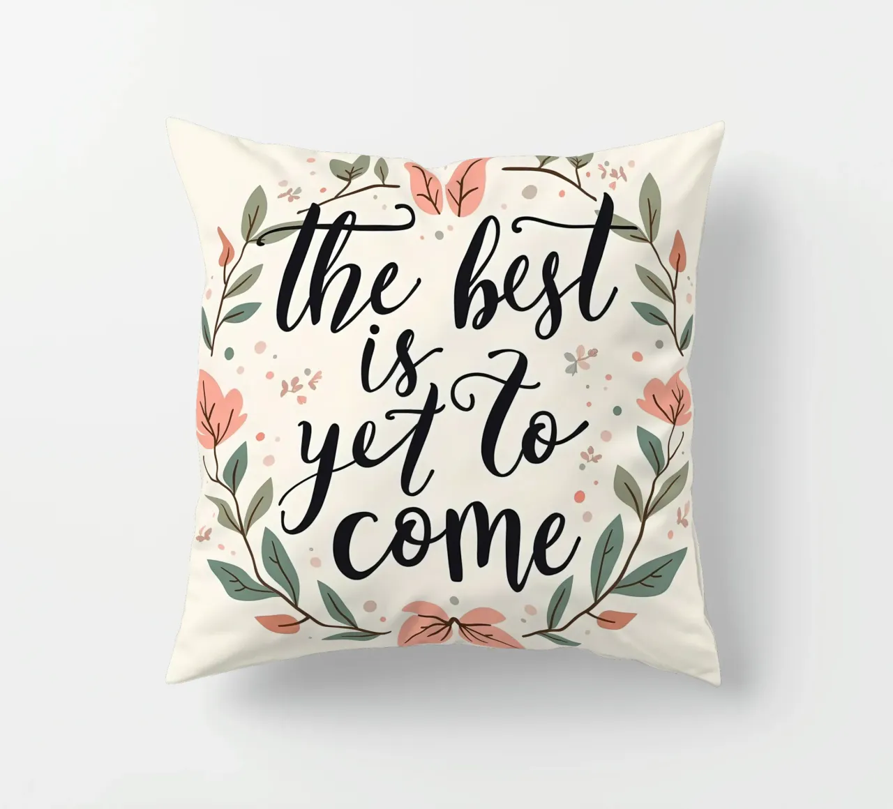 Il meglio deve ancora venire cuscino da inspirational quote