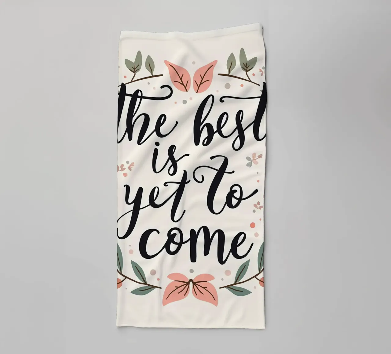 Il meglio deve ancora venire asciugamano da bagno da inspirational quote