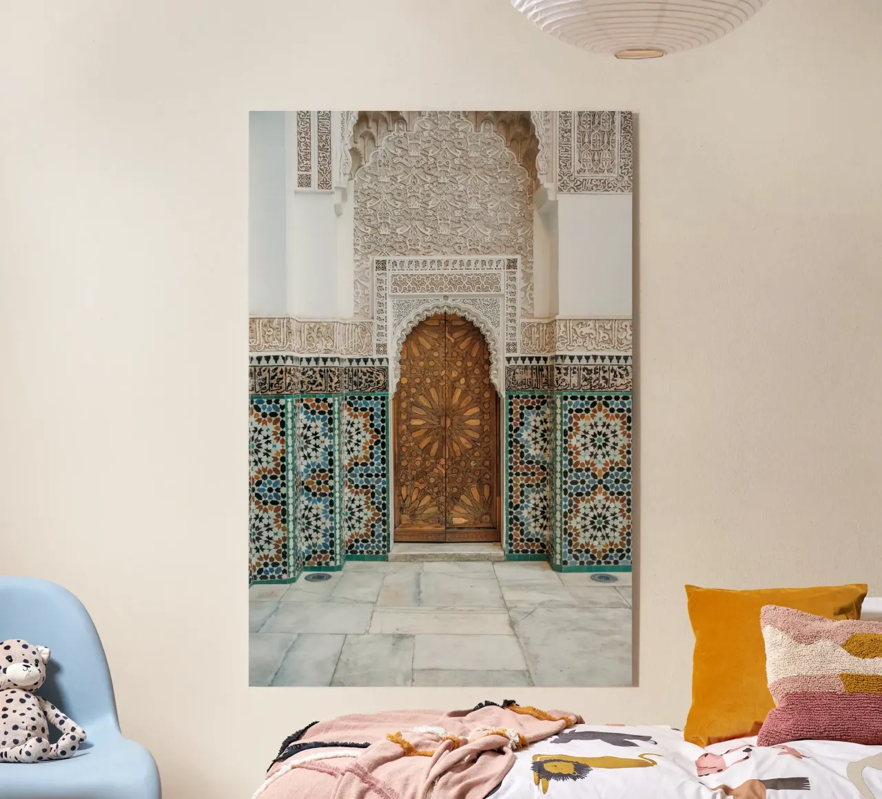 Marrakesh Arabic Tile Door acryl van patiphotography