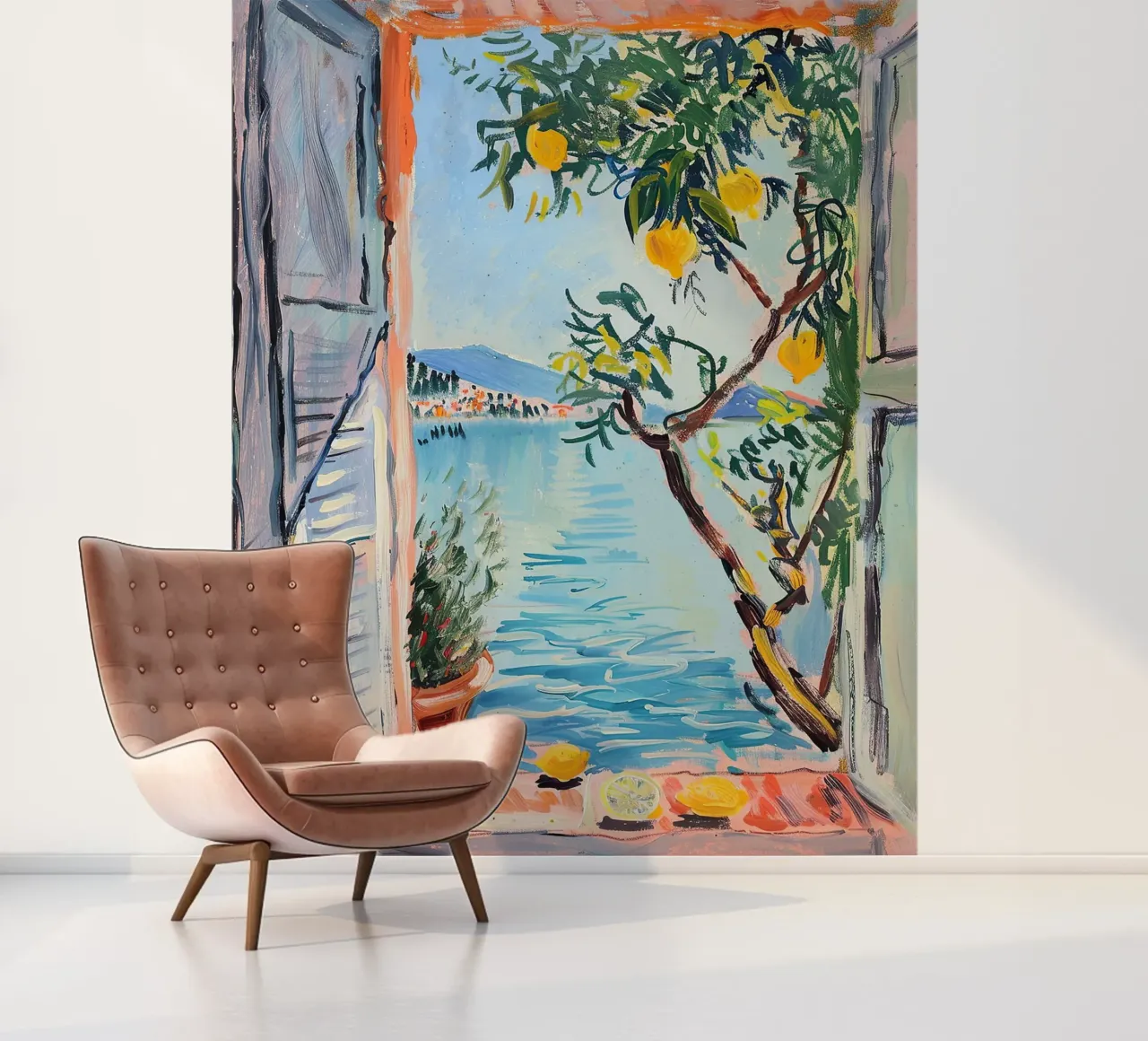 Open Window fotobehang van Euphoria Theresa