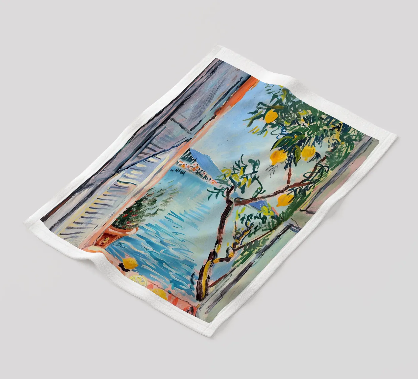 Open Window fleece blanket by Euphoria Theresa