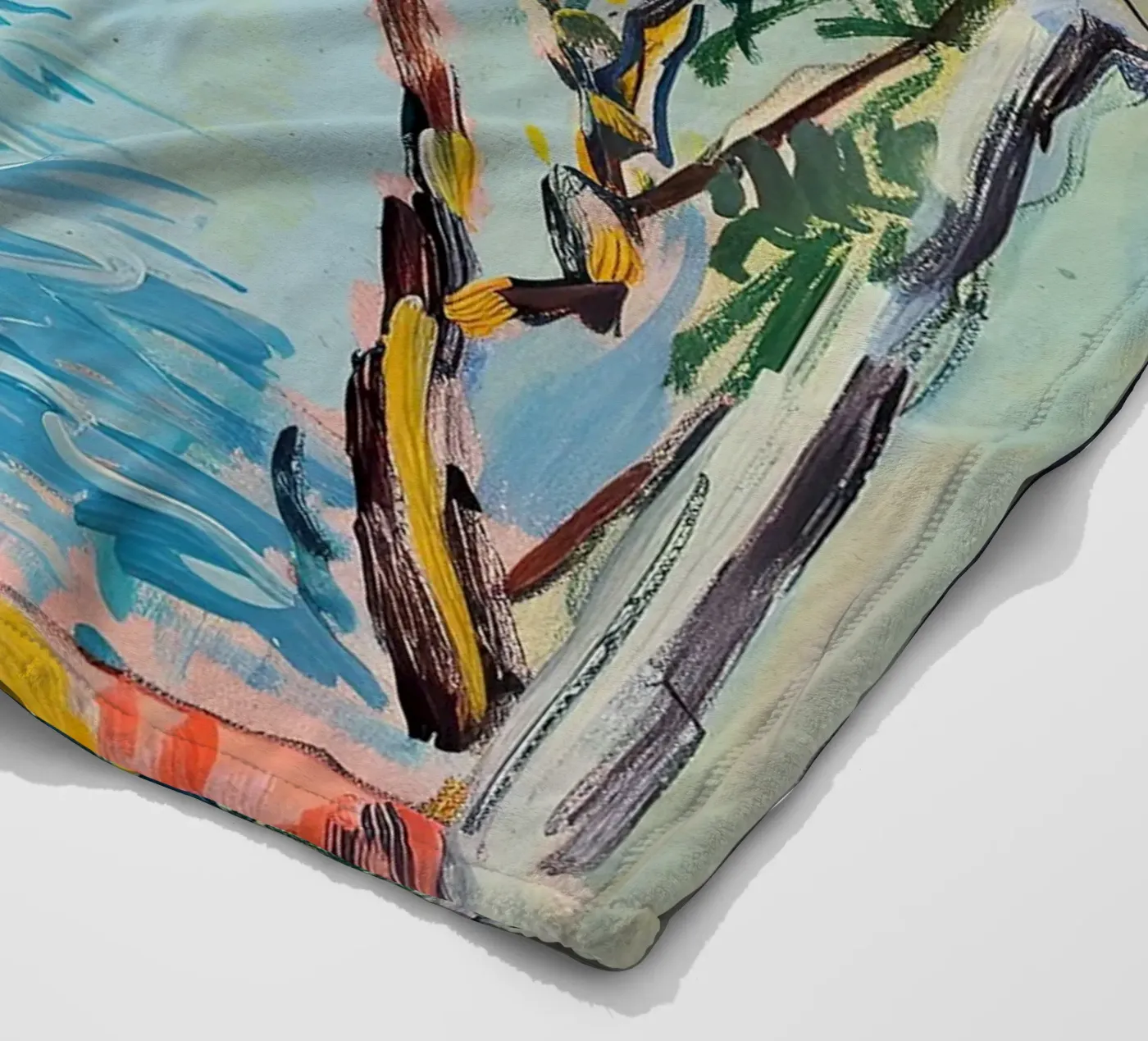 Open Window fleece blanket by Euphoria Theresa