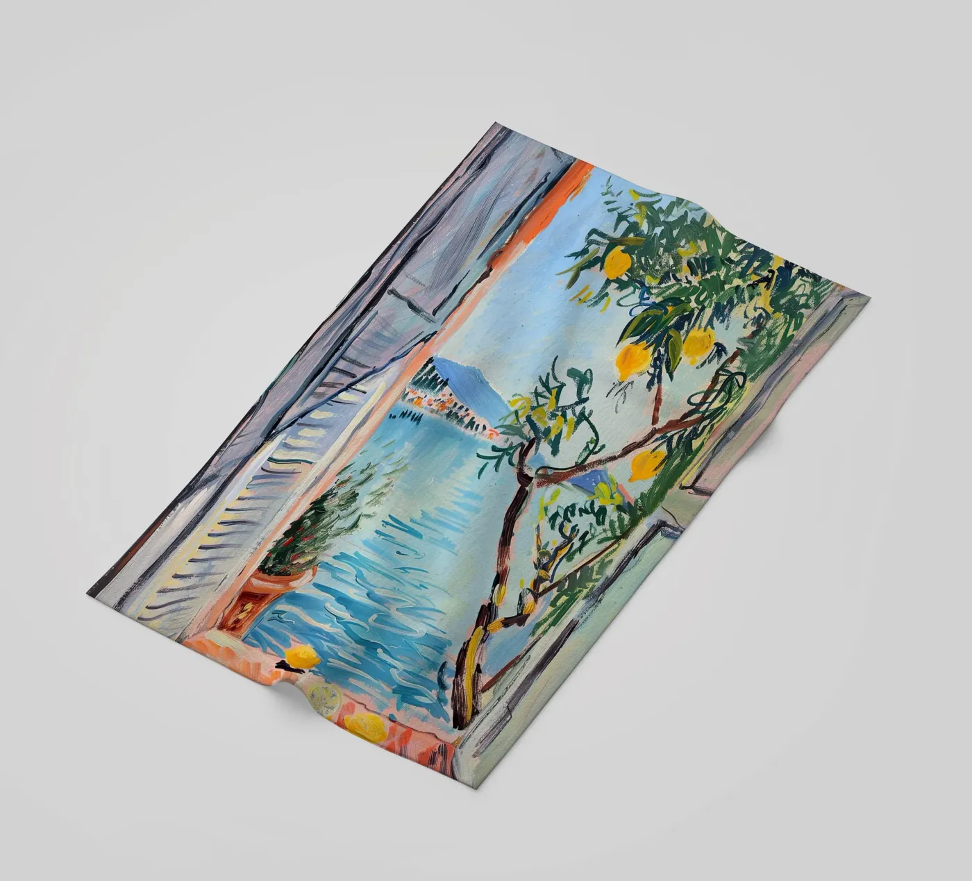 Open Window strandhanddoek van Euphoria Theresa