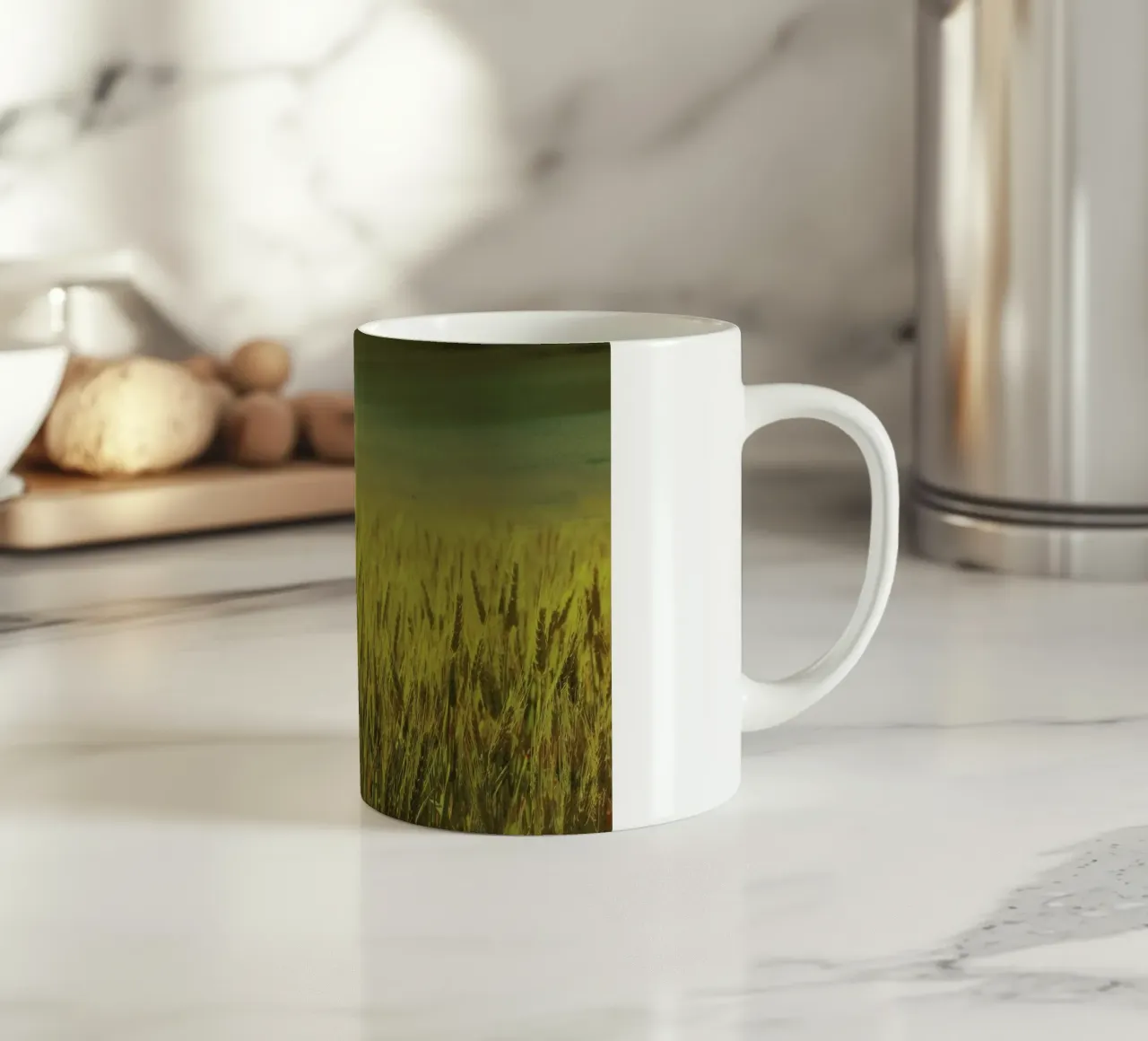 Wheat in Concordia tazza in ceramica da Emma Zoe Brew
