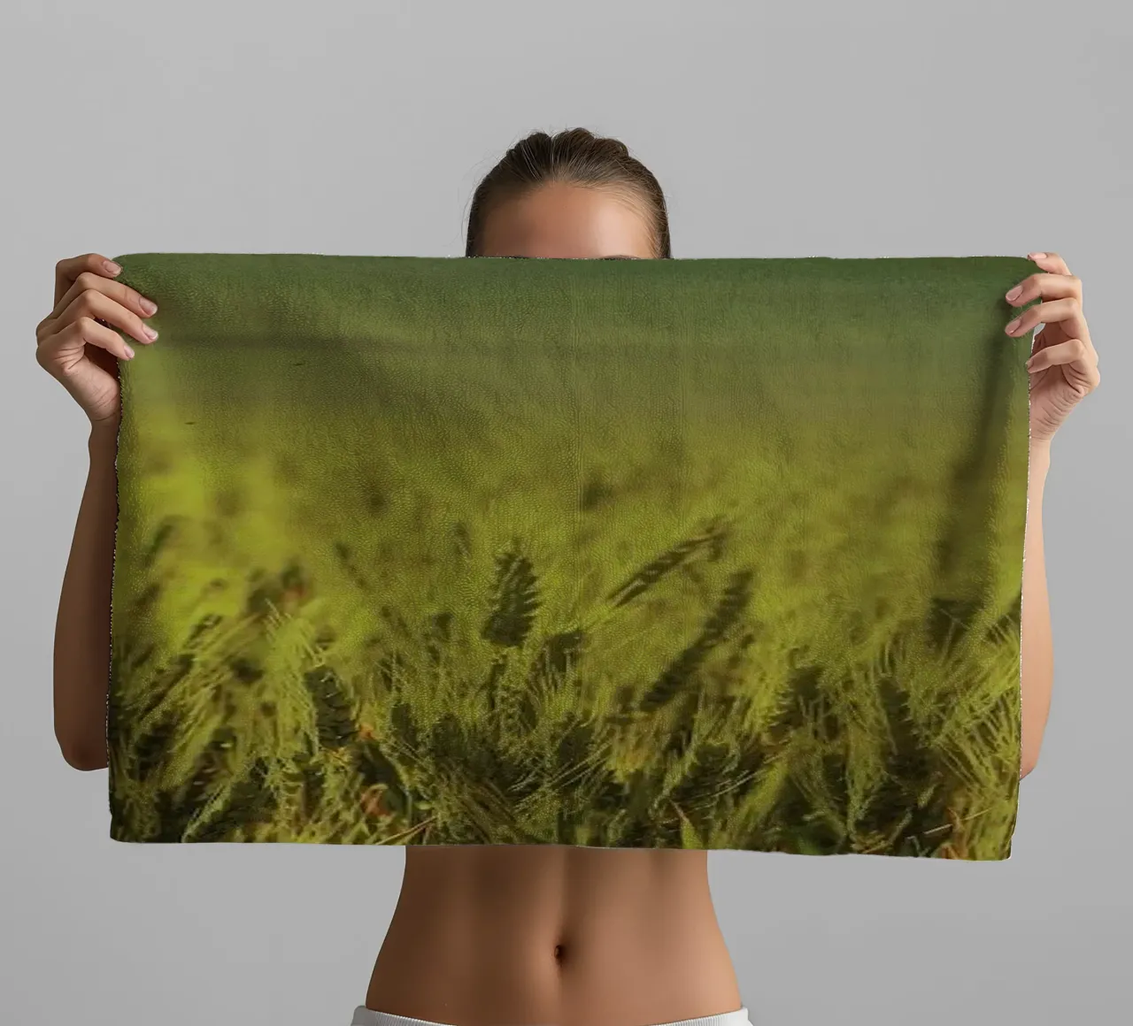 Wheat in Concordia asciugamano da bagno da Emma Zoe Brew