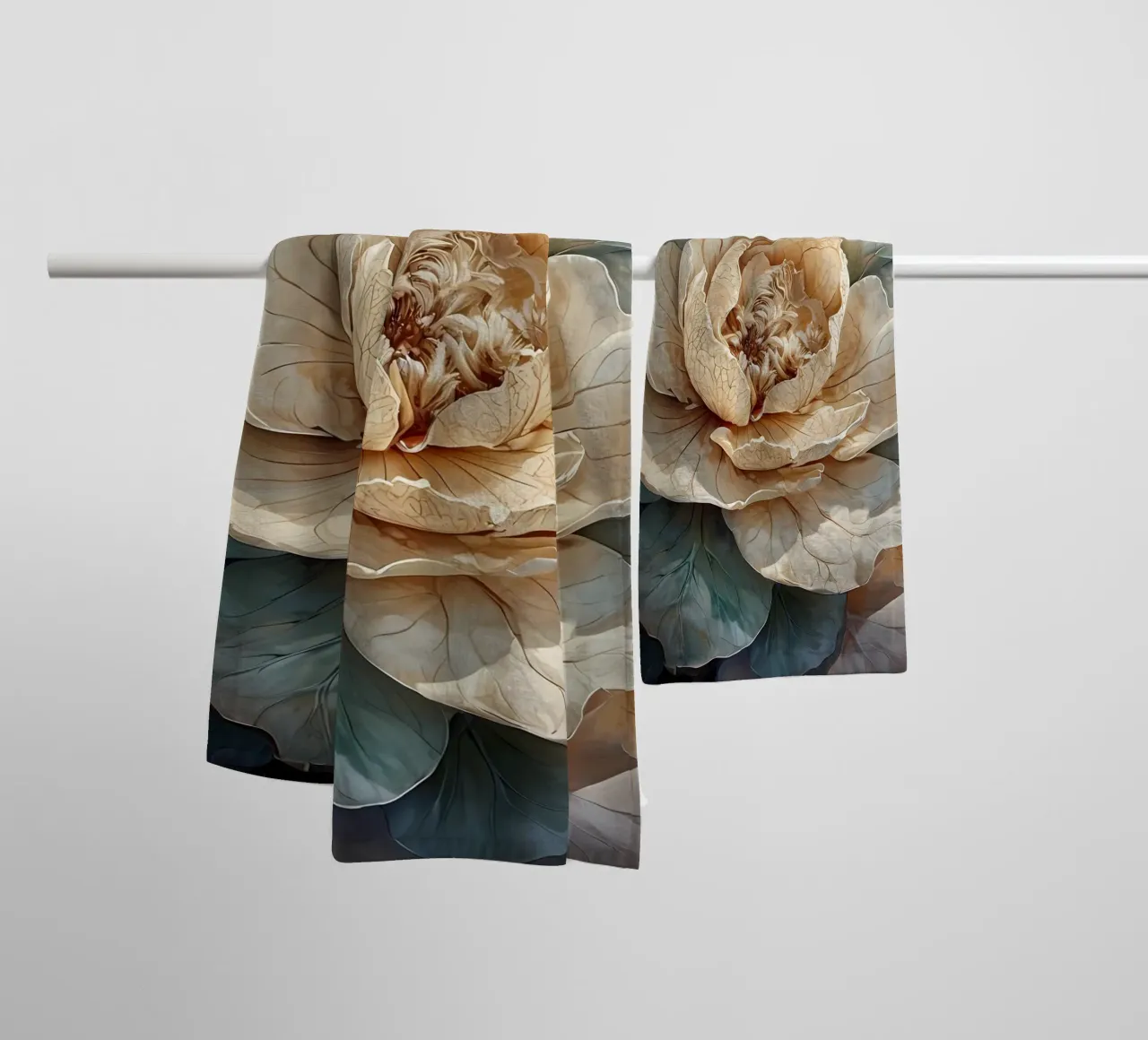 Bloom of Serenity towel by Artistic-shop