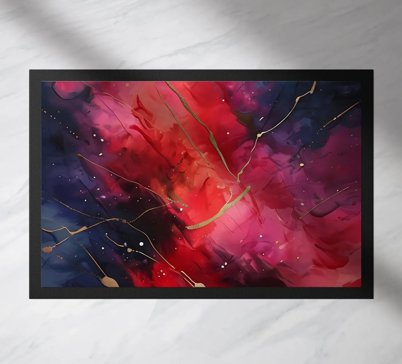 Kosmische dans deurmat van Artistic-shop