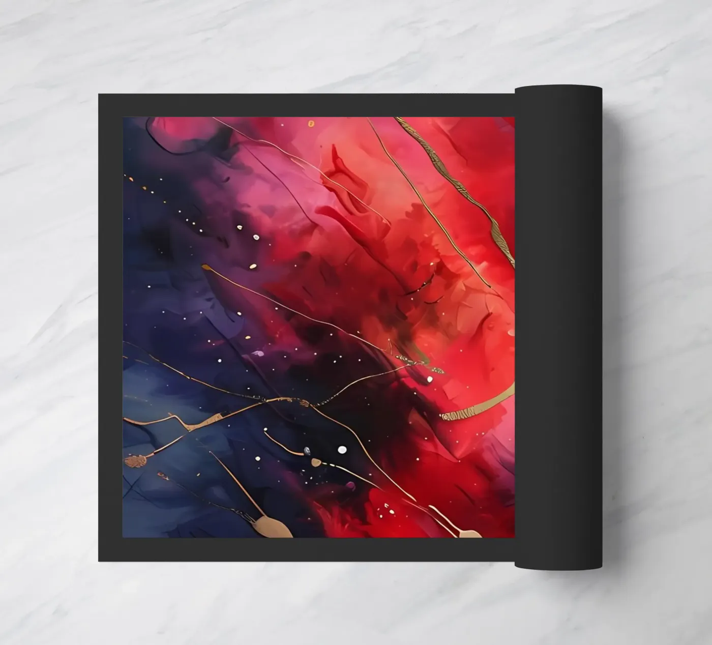 Kosmische dans deurmat van Artistic-shop