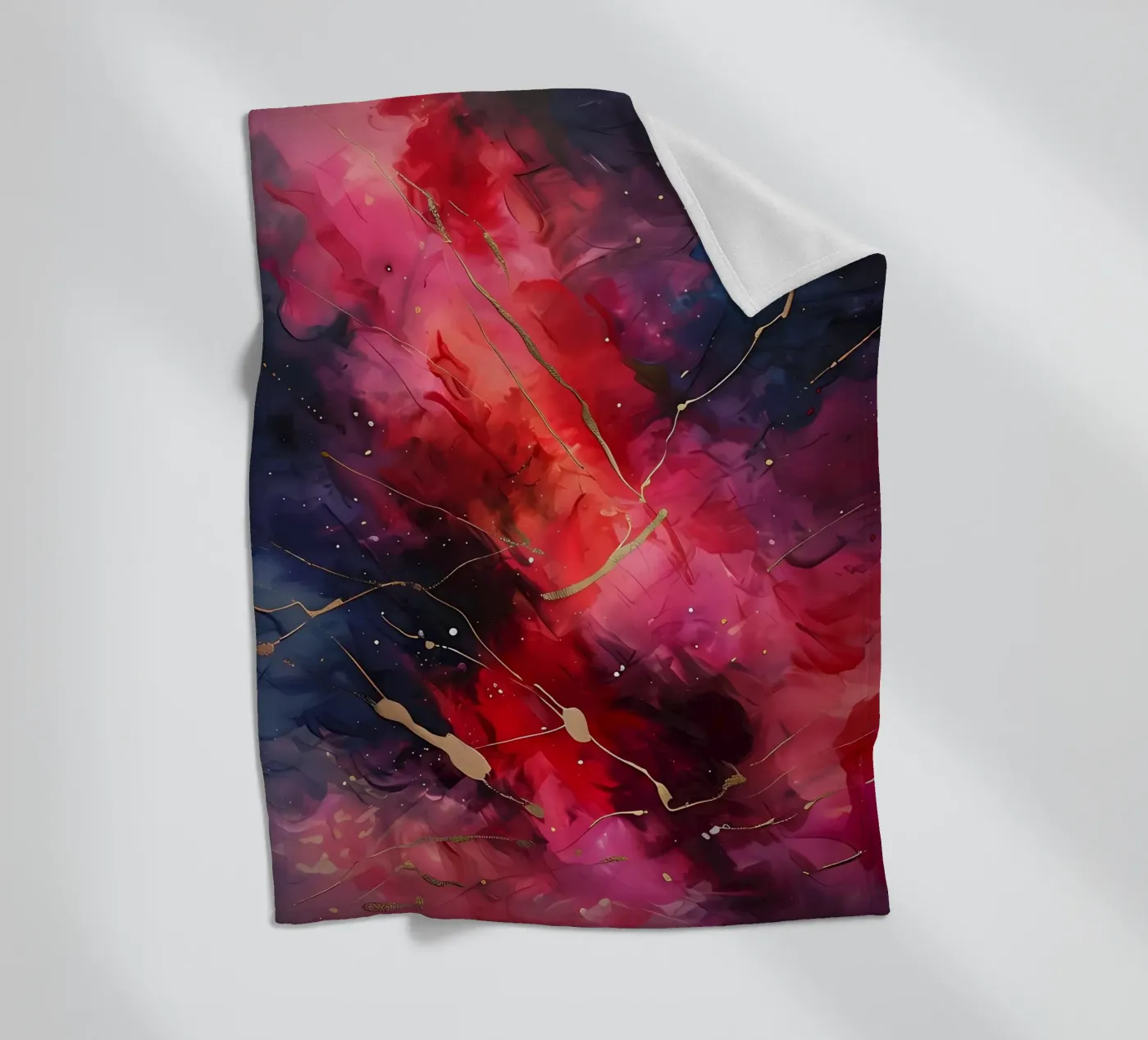 Cosmic Dance fleece blanket by Artistic-shop