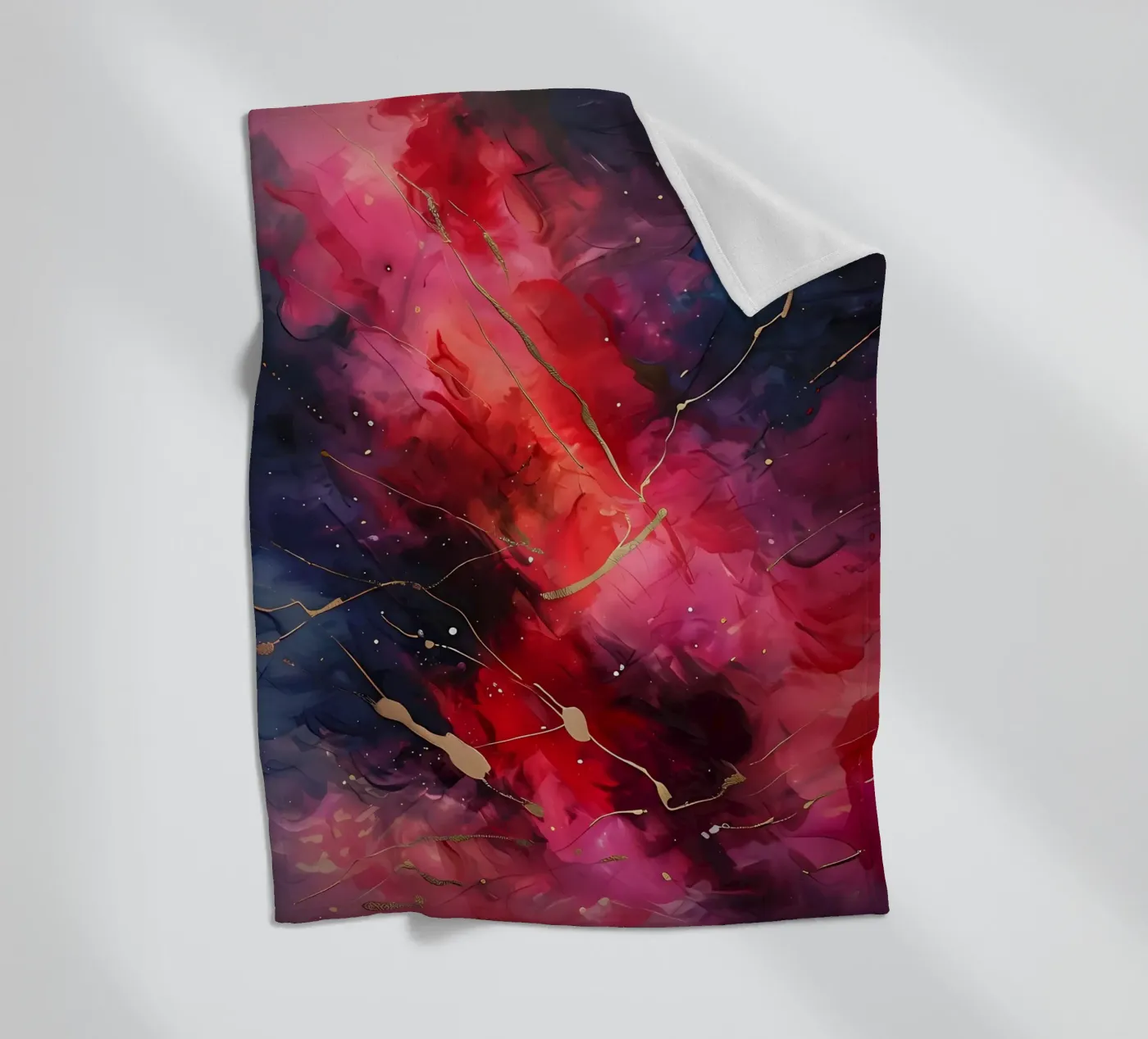 Kosmische dans fleecedeken van Artistic-shop