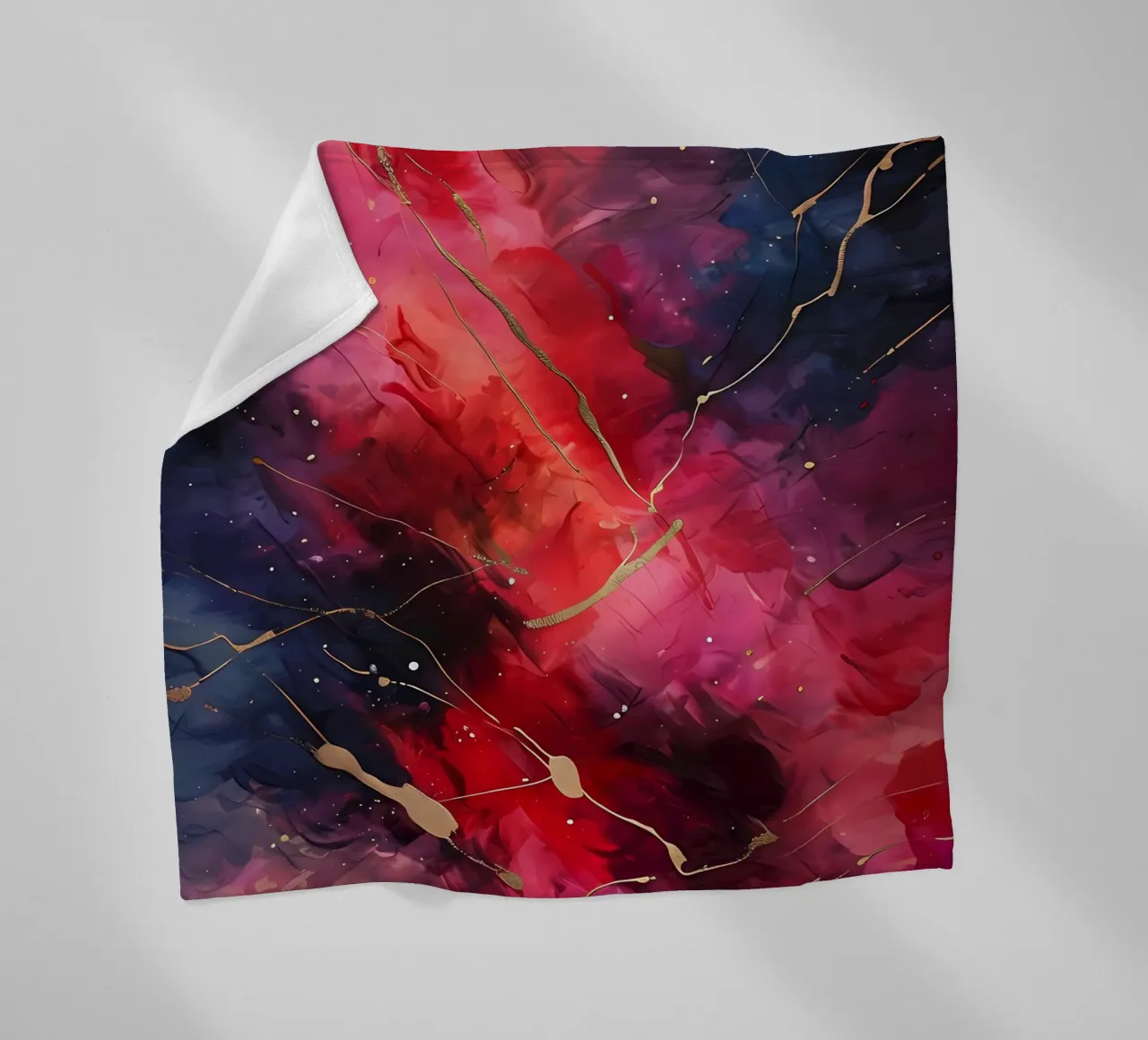 Kosmische dans fleecedeken van Artistic-shop