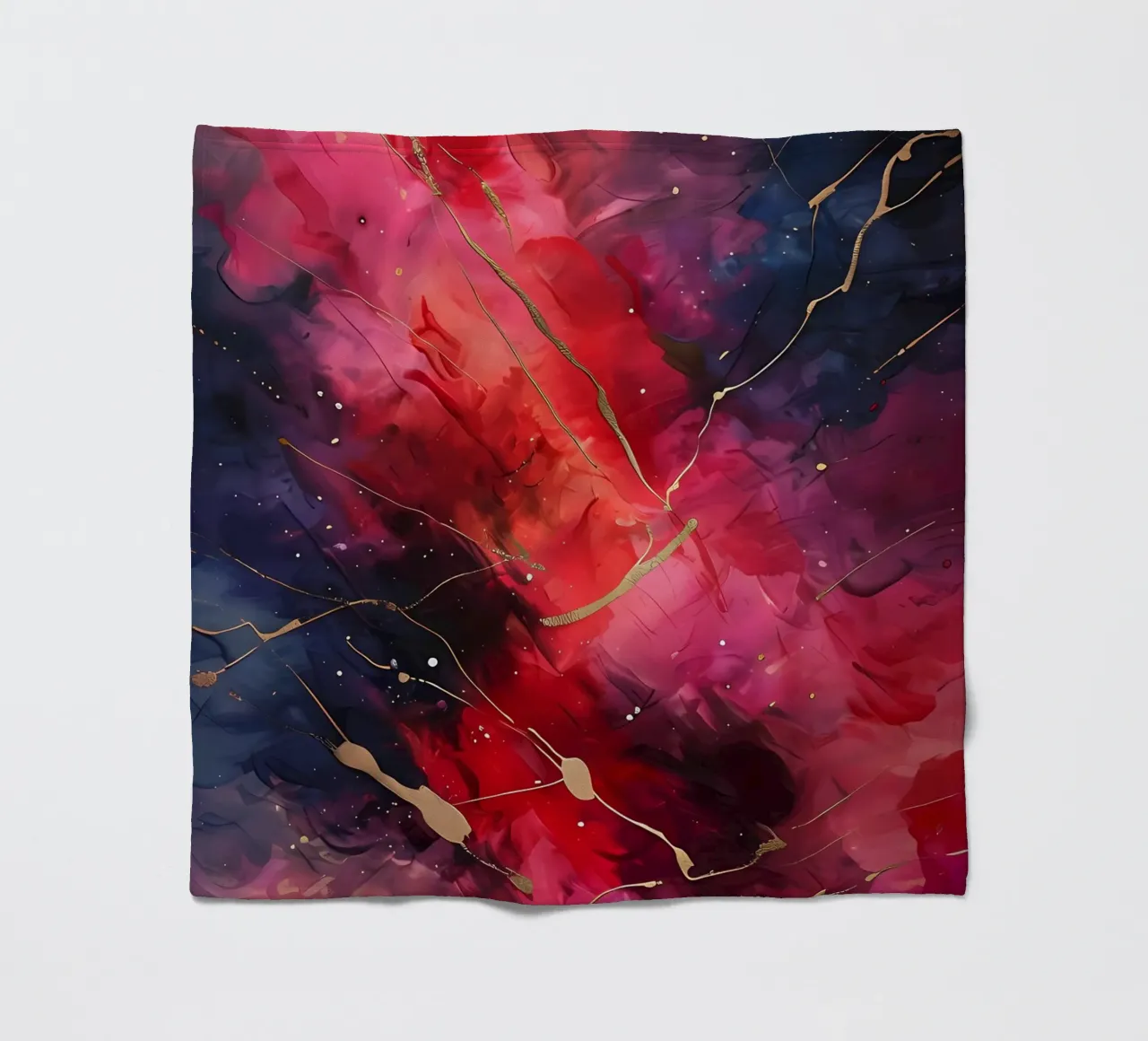 Kosmische dans fleecedeken van Artistic-shop