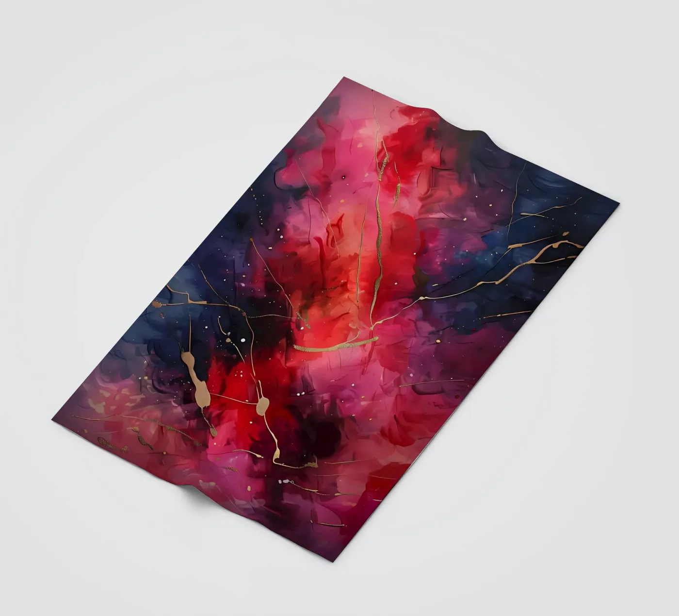 Cosmic Dance fleece blanket by Artistic-shop