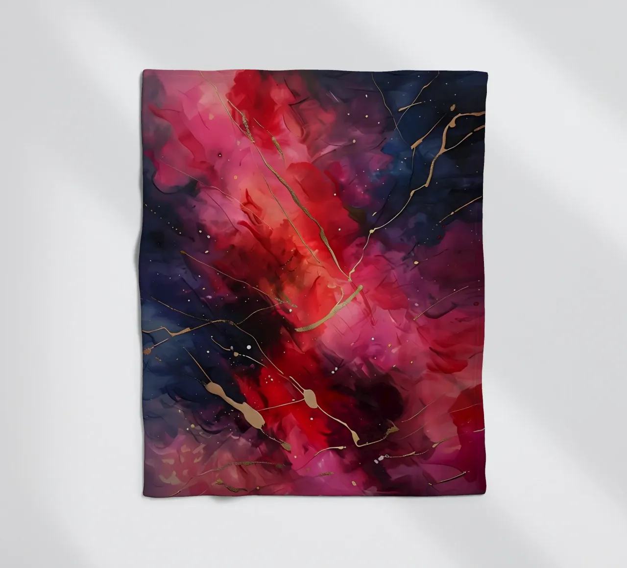 Kosmische dans fleecedeken van Artistic-shop