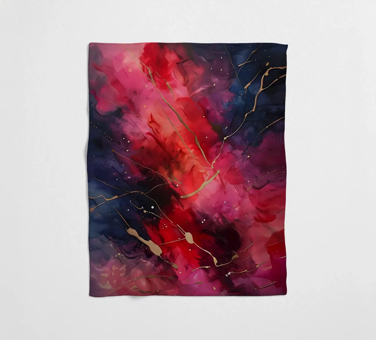 Kosmische dans fleecedeken van Artistic-shop