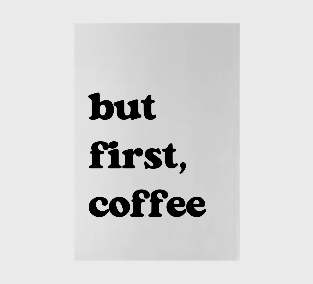 but first, coffee notitieboek van LisaArtes