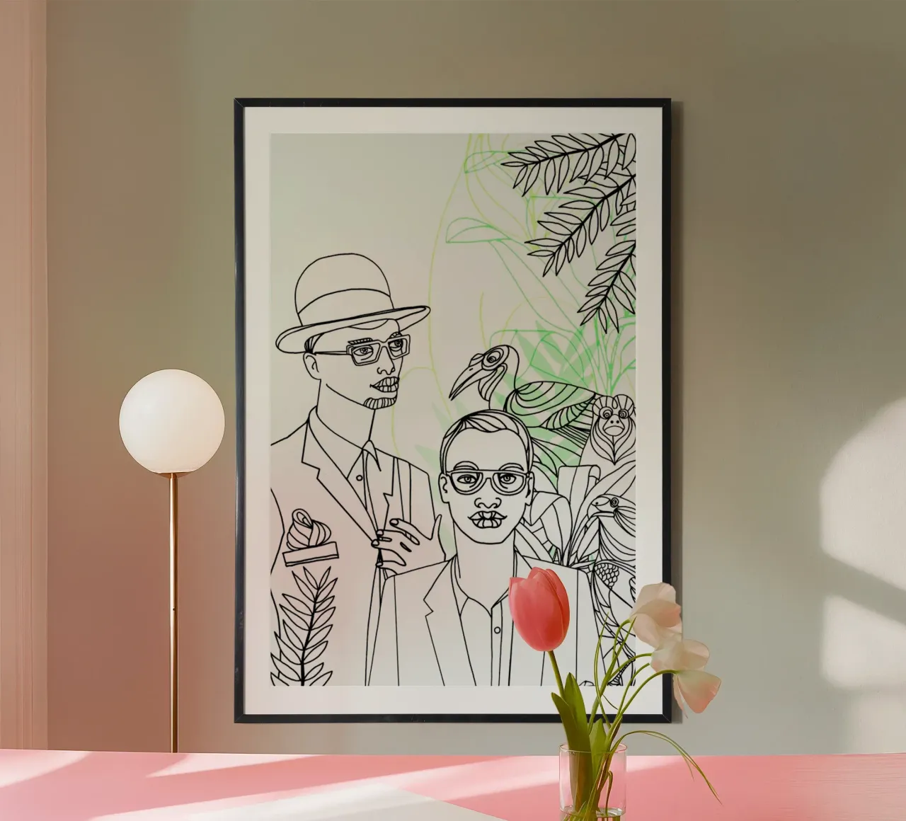 Dandies - Queens & Dandies poster da Anja Denz