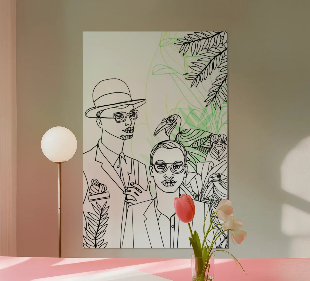 Dandies - Queens & Dandies poster da Anja Denz