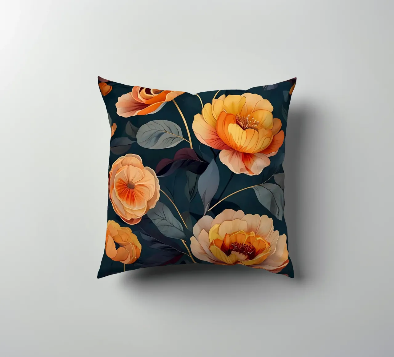 Peonie opulente cuscino da Artistic-shop