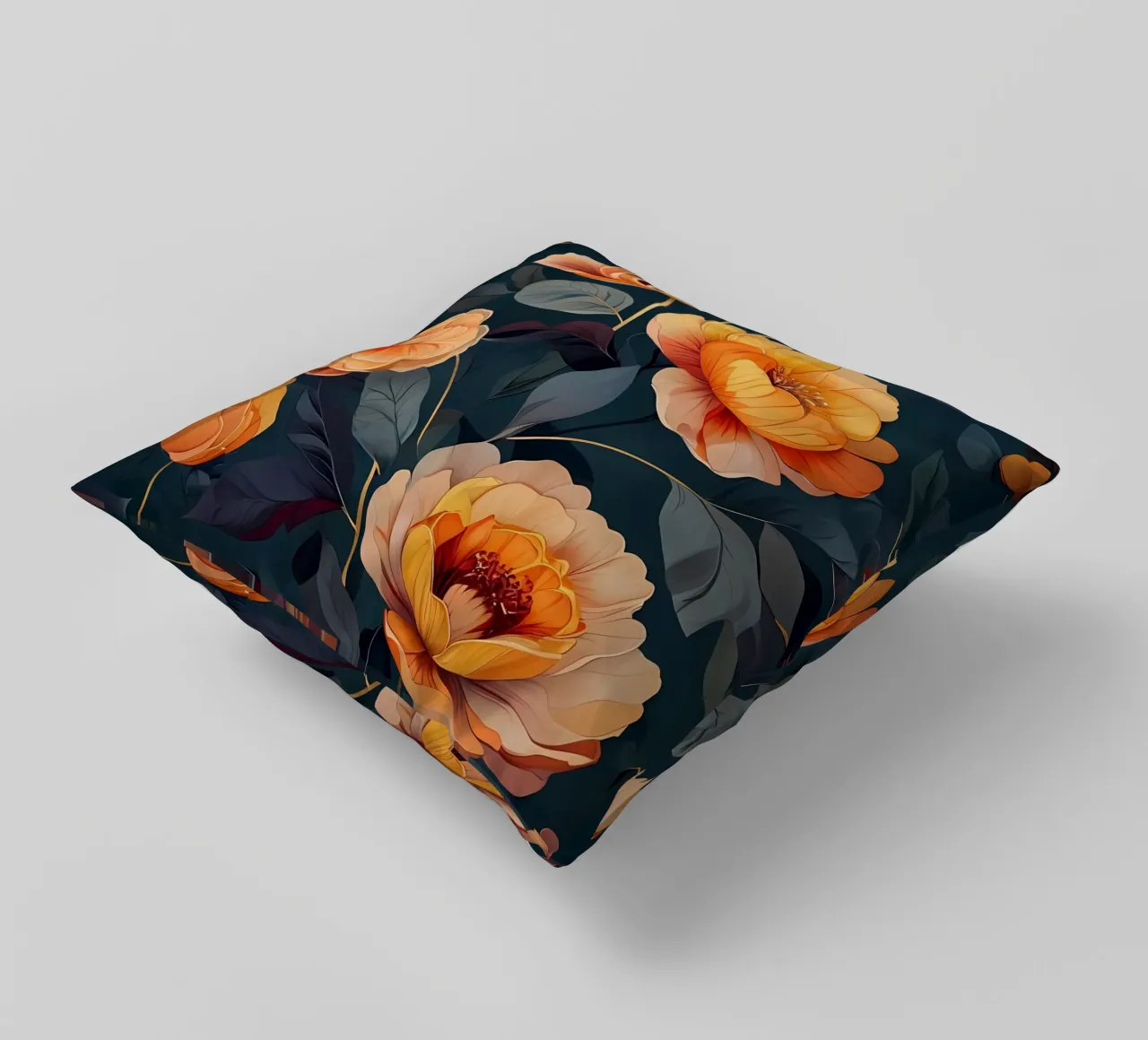 Peonie opulente cuscino da Artistic-shop