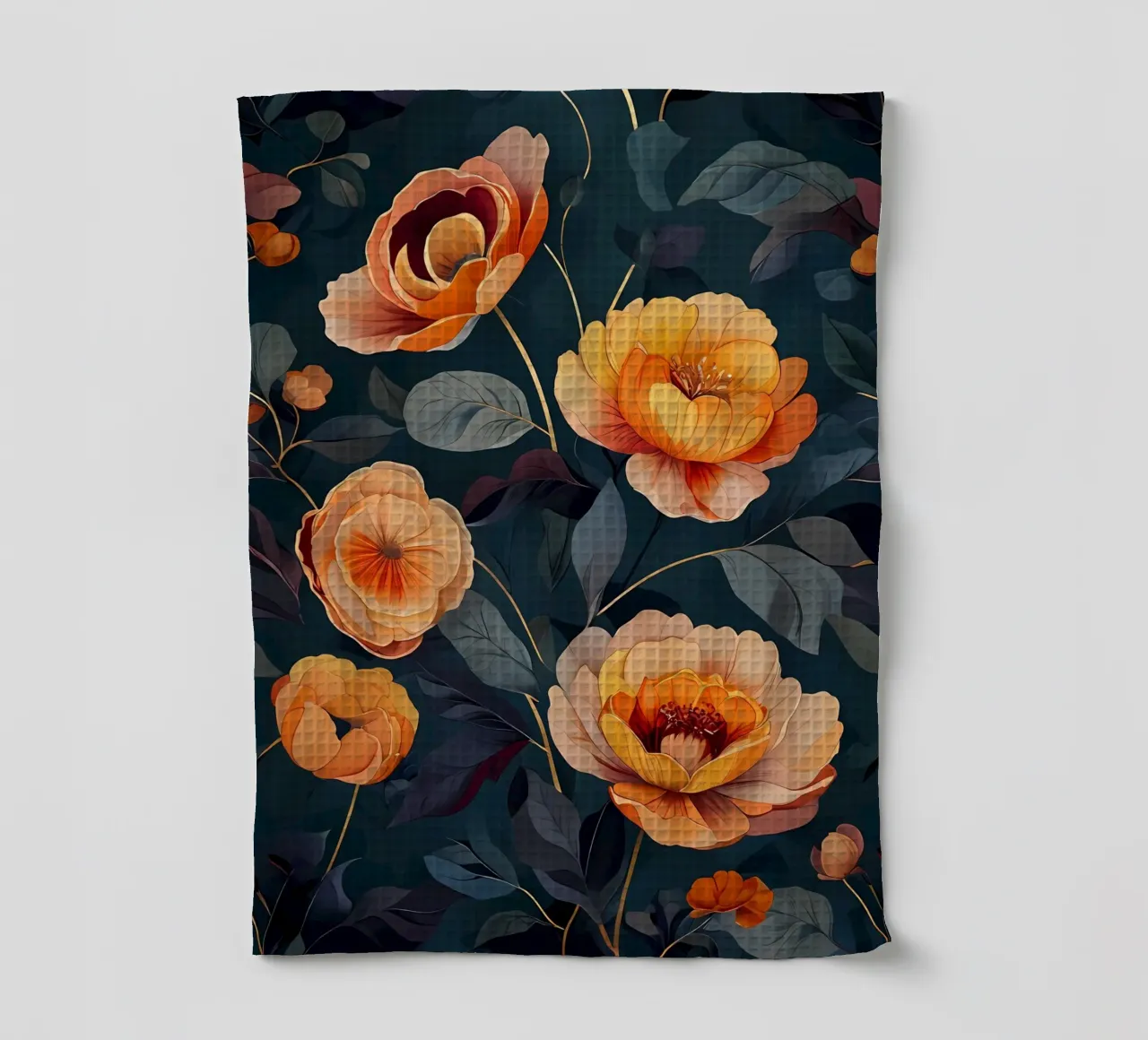 Peonie opulente canovaccio da cucina da Artistic-shop