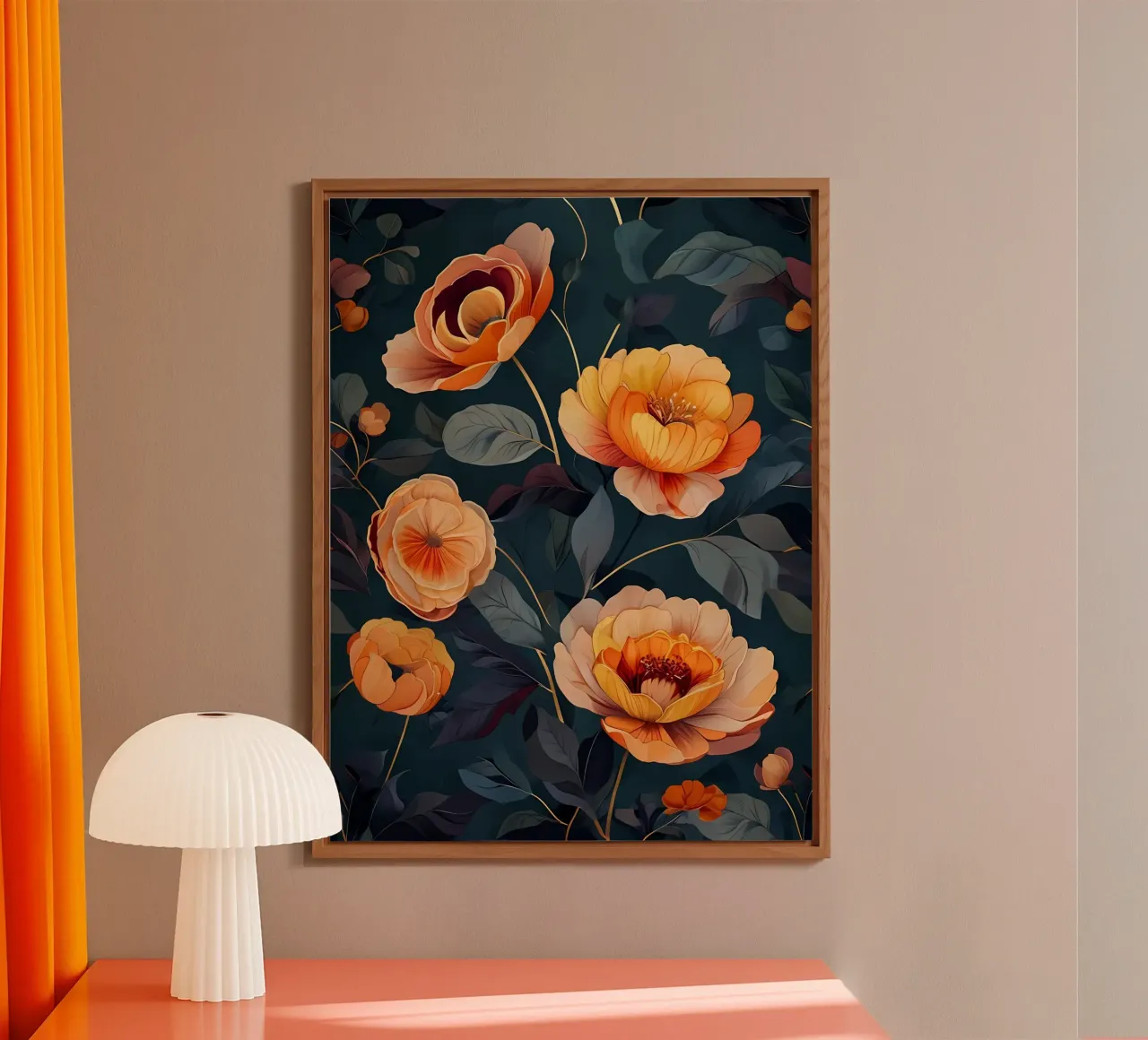 Peonie opulente alluminio dibond da Artistic-shop