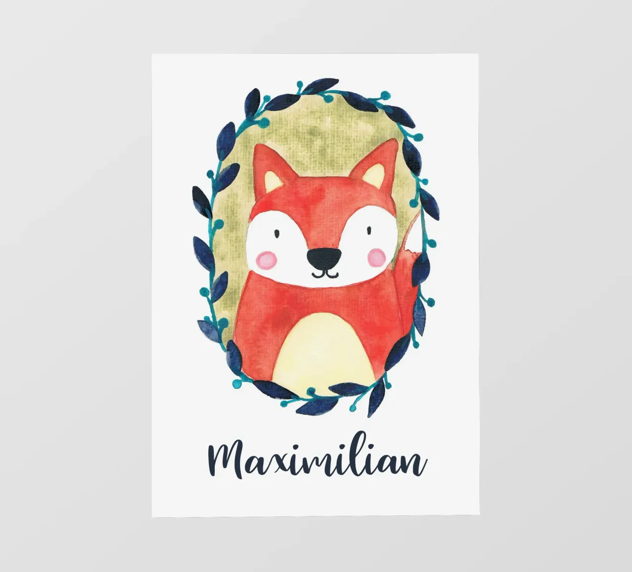 Kleiner Fuchs Portrait mit Name pellicola backlit da BAINAI KIDS