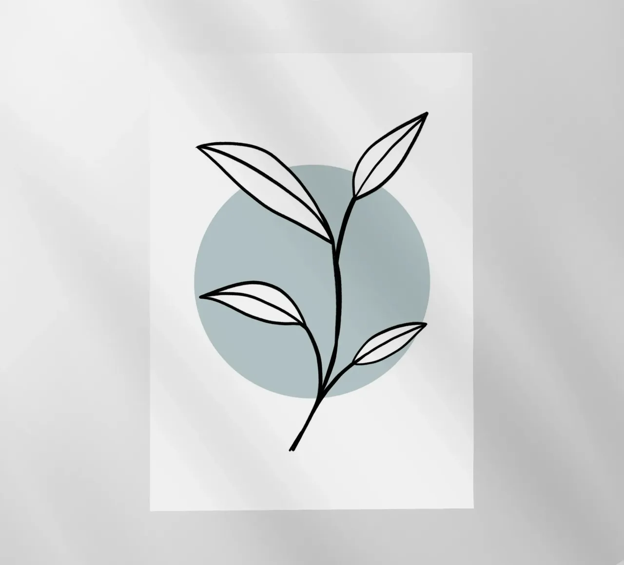 Twig blue - Line Art pellicola backlit da BAINAI