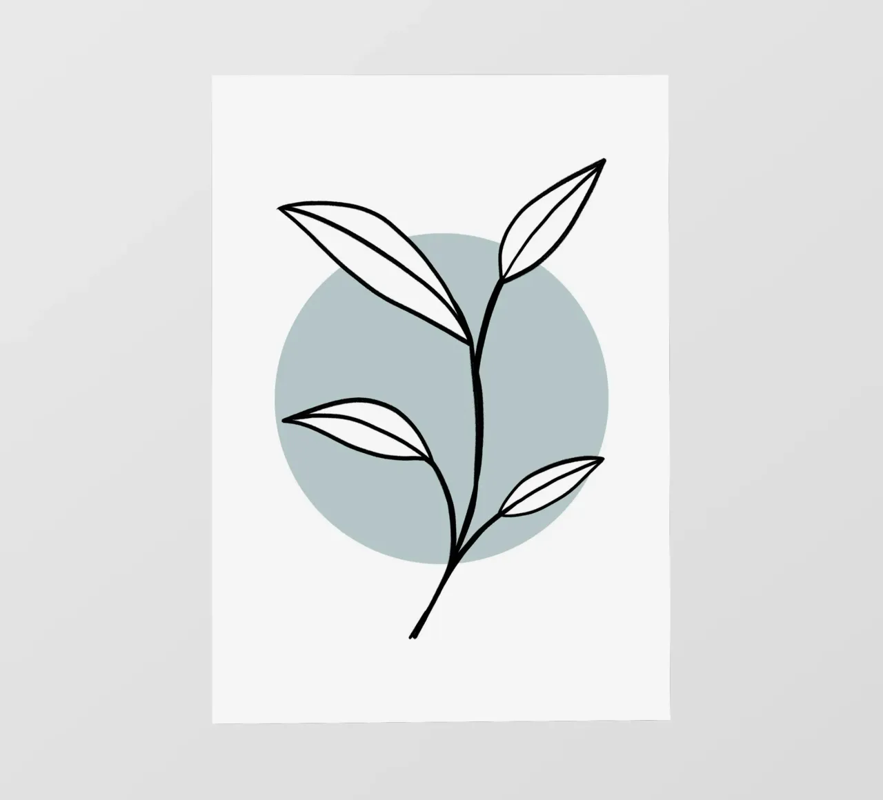 Twig blue - Line Art pellicola backlit da BAINAI
