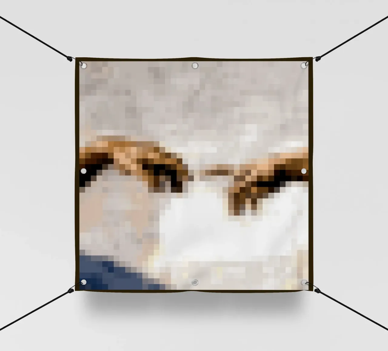 Pixeled Hands telo in pvc da Pixeled