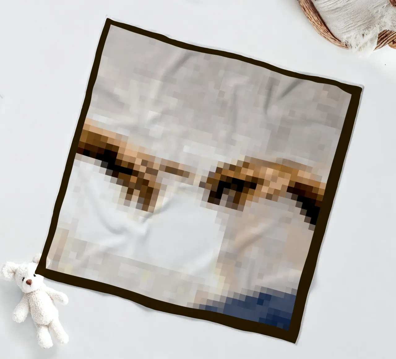 Pixeled Hands fleece blanket by Pixeled