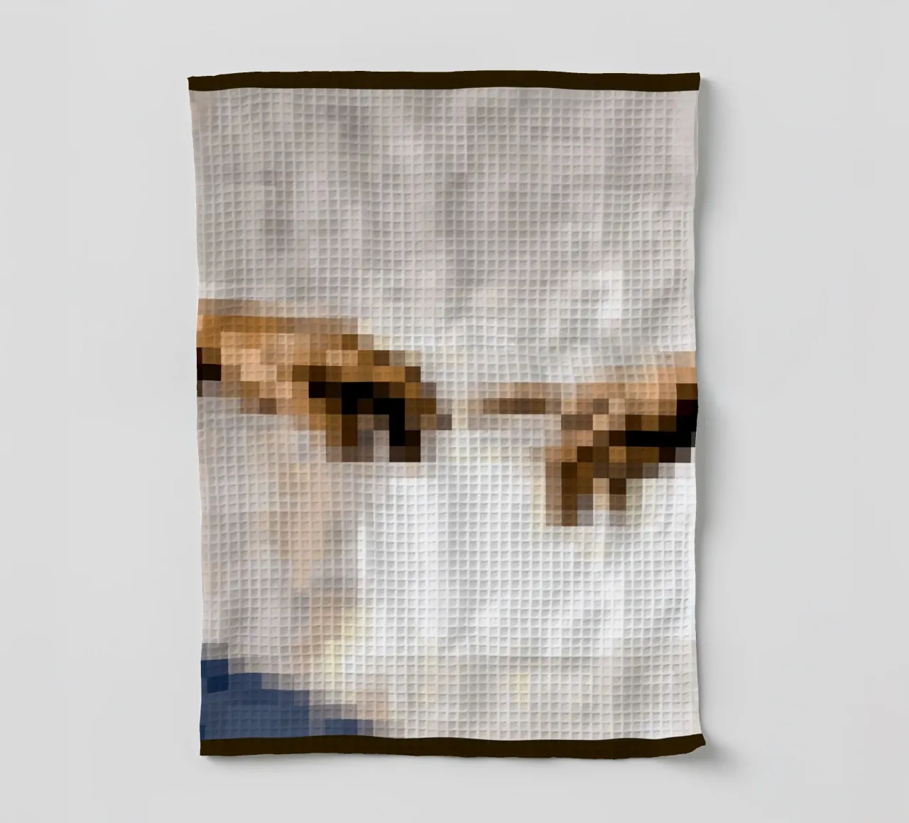 Pixeled Hands tea towel by Pixeled