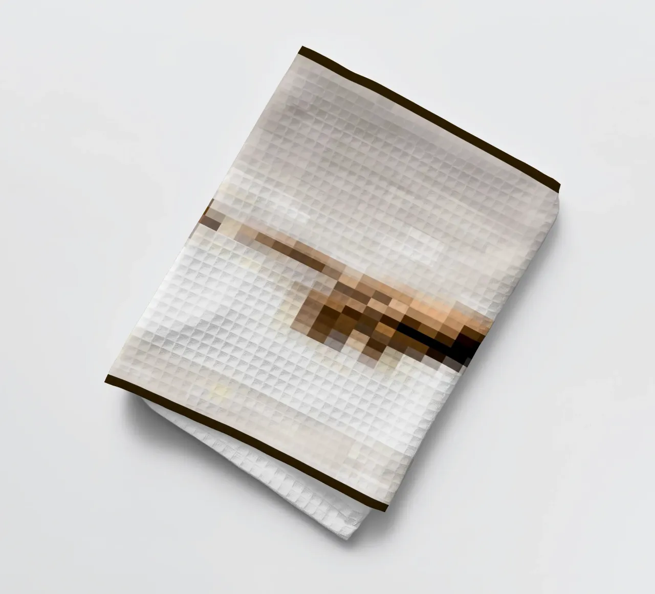 Pixeled Hands tea towel by Pixeled