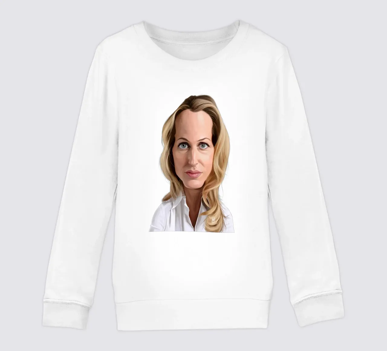 Gillian Anderson felpa bambino da Rob Art | Illustration