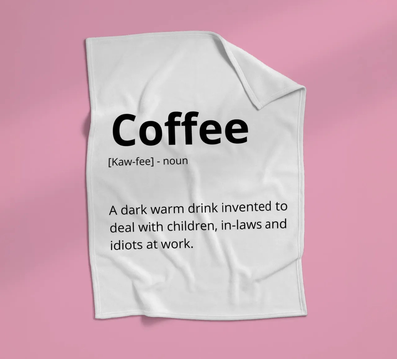 Coffee fleecedeken van LisaArtes