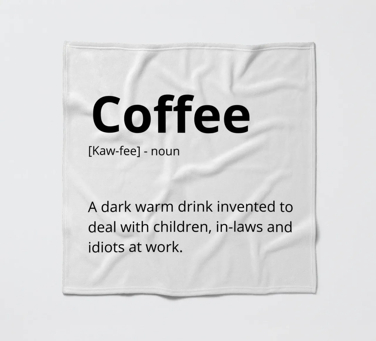 Coffee fleecedeken van LisaArtes