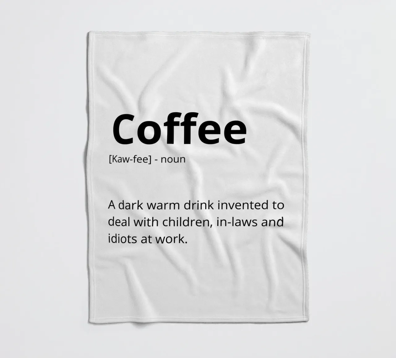 Coffee fleecedeken van LisaArtes